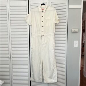 NWT Ivory Denim Levi’s Jumpsuit